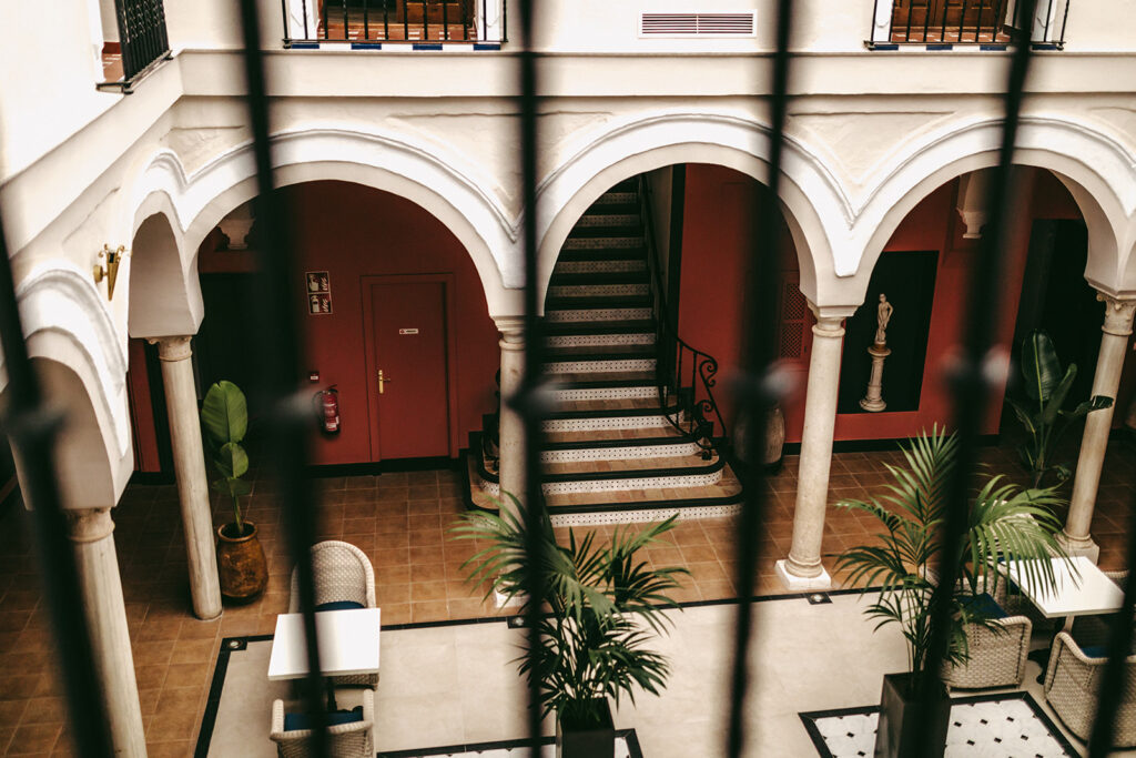 patio desde balcon Hotel Palacio de San Fernando